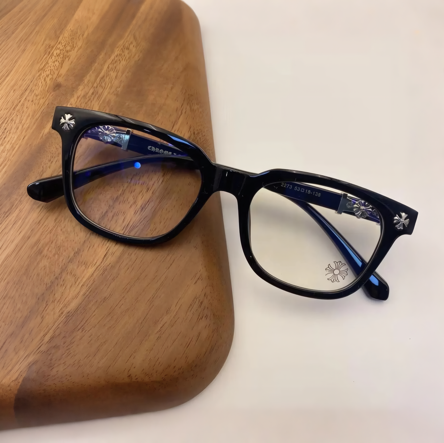 Black Chrome Glasses